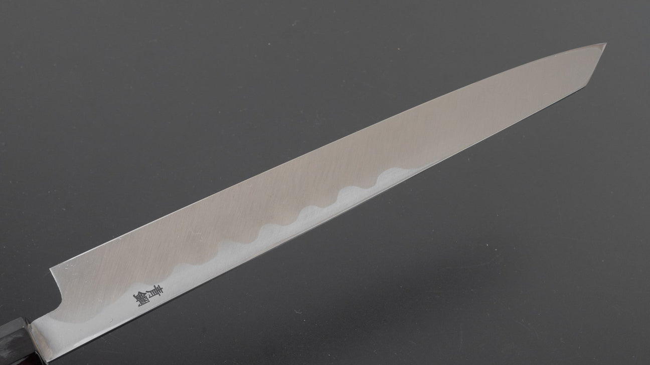 Hitohira Kikuchiyo Manzo Blue #2 Kiritsuke Yanagiba 270mm Ho Wood Handle (Saya)