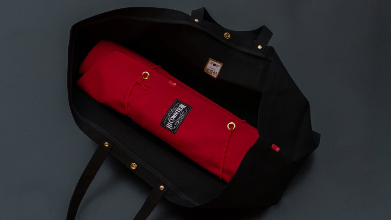 HI-CONDITION Hanpu Canpas Bag for Knife Roll Black