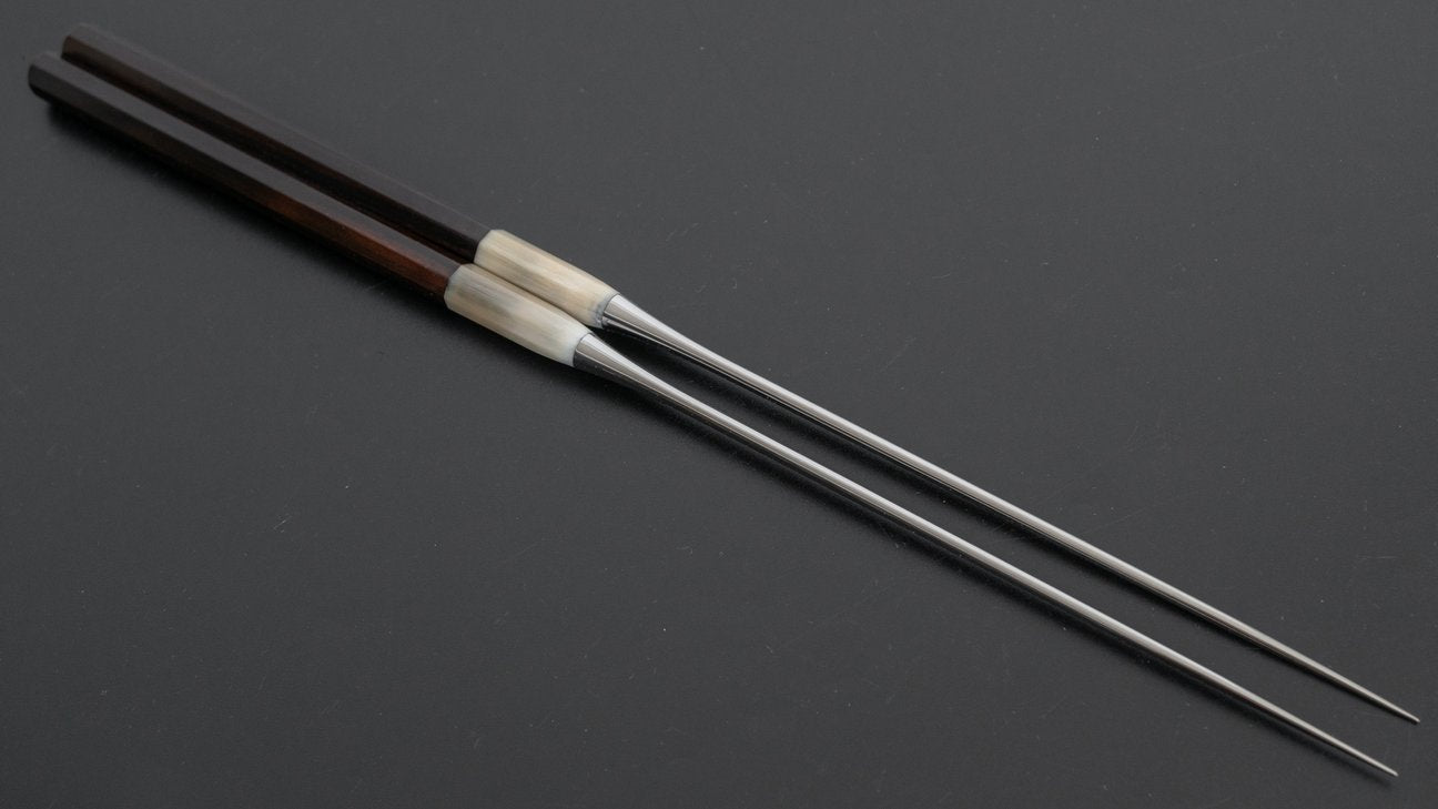 Taihei Custom Ebony Moribashi Chopstick 165mm Octagonal