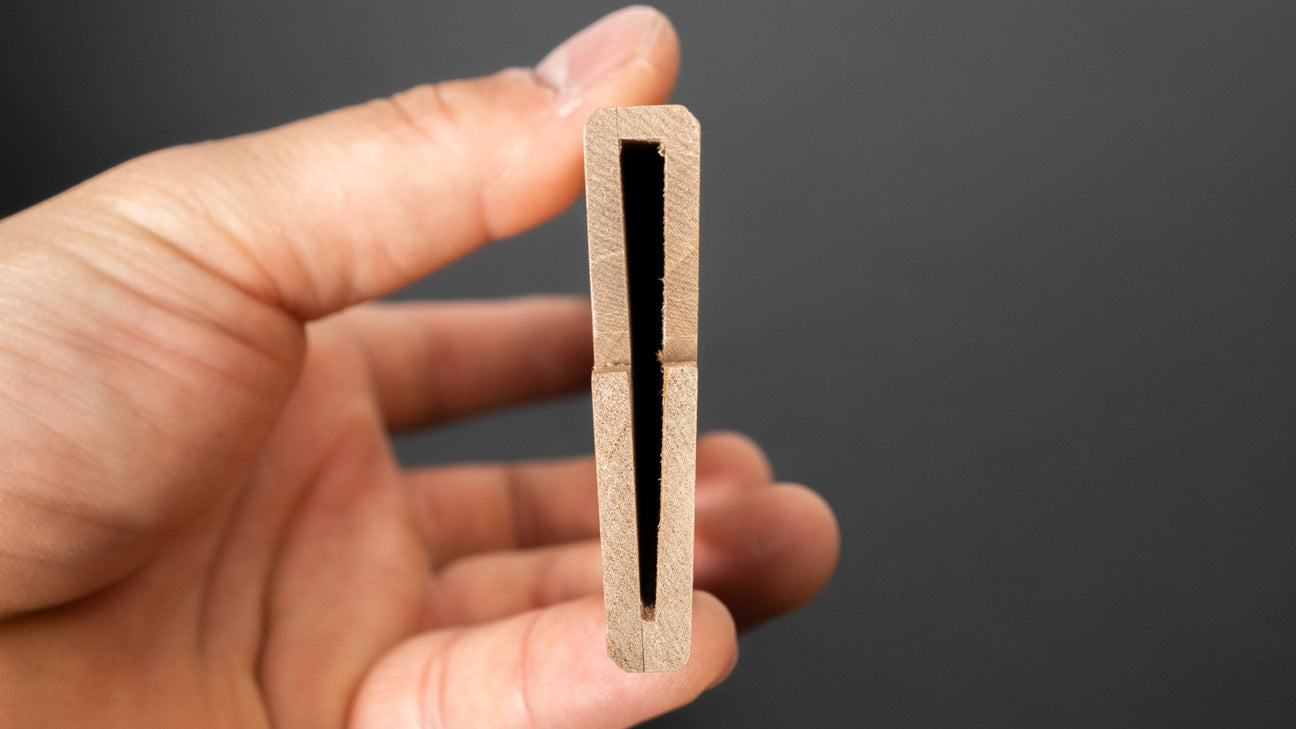 Hitohira WB Ho Wood Saya Honesuki Kaku 150mm (4.5mm/ Classic)