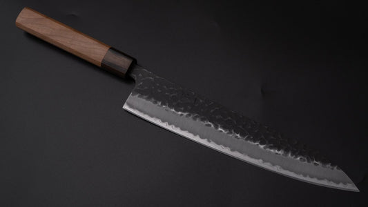 Hitohira Futana SB Kuro Tsuchime Gyuto 240mm Cherry Wood Handle