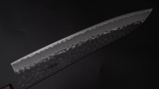 Hitohira Futana SB Kuro Tsuchime Gyuto 240mm Cherry Wood Handle