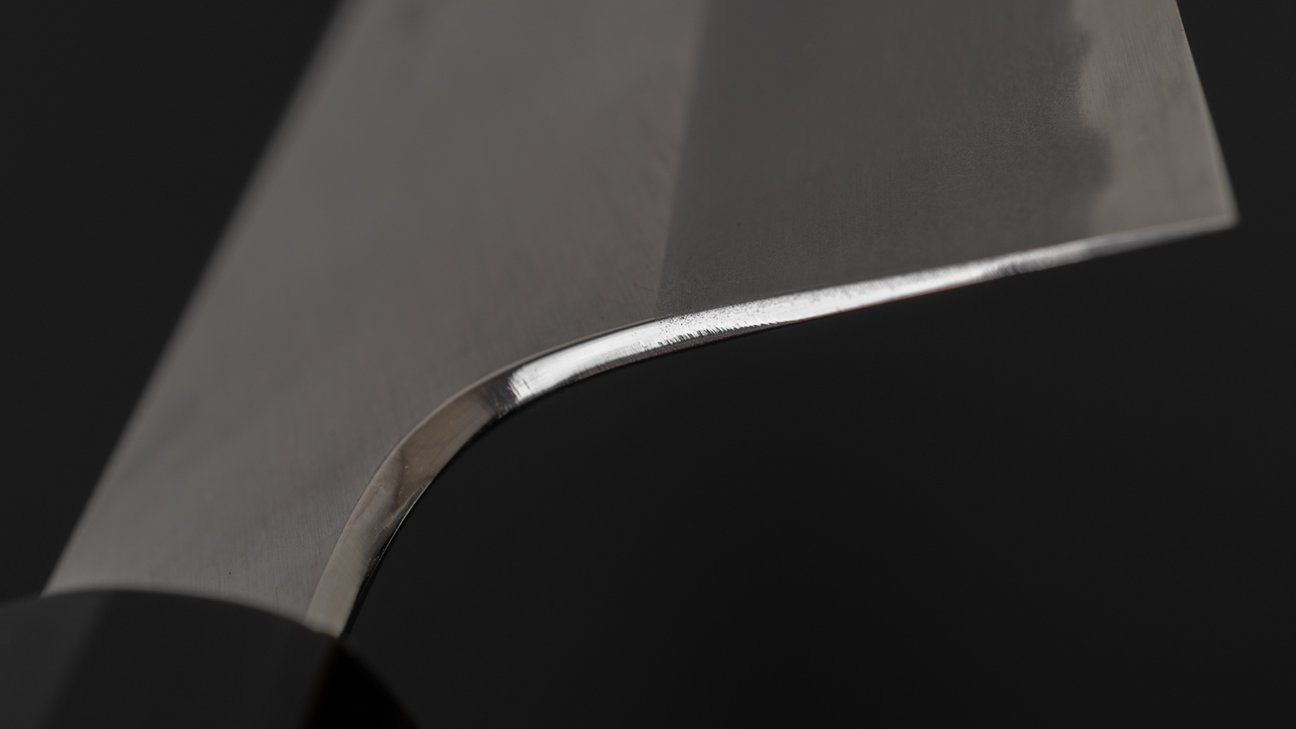 Hitohira Tanaka Kyuzo Blue #1 Migaki Gyuto 240mm Taihei Ebony Handle