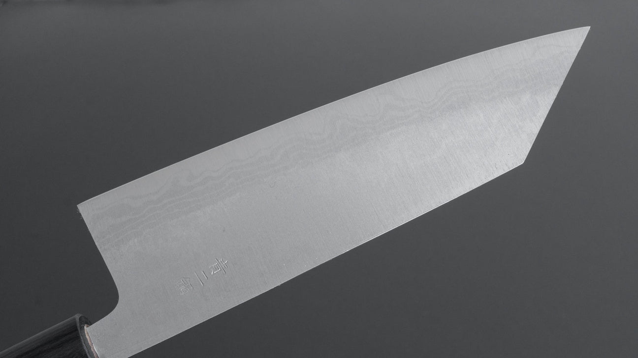 Hitohira GR Blue #2 Damascus Bunka 170mm Rosewood Handle