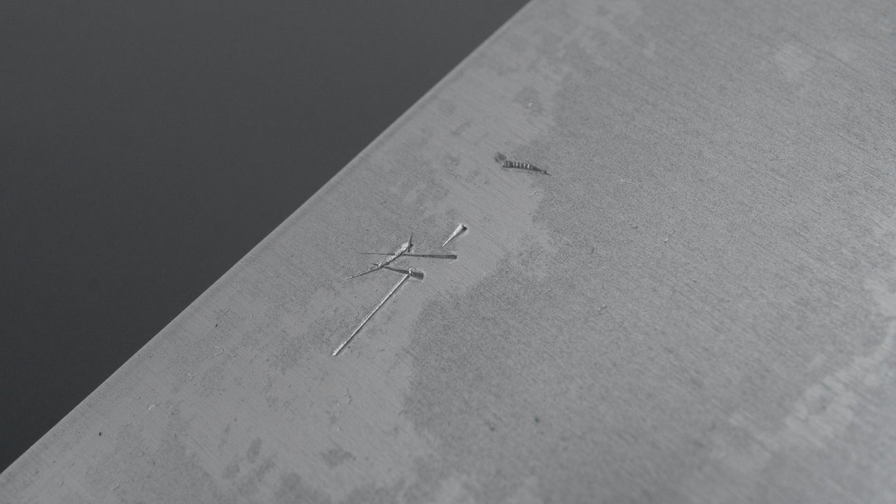 Hitohira GR Blue #2 Damascus Bunka 170mm Rosewood Handle