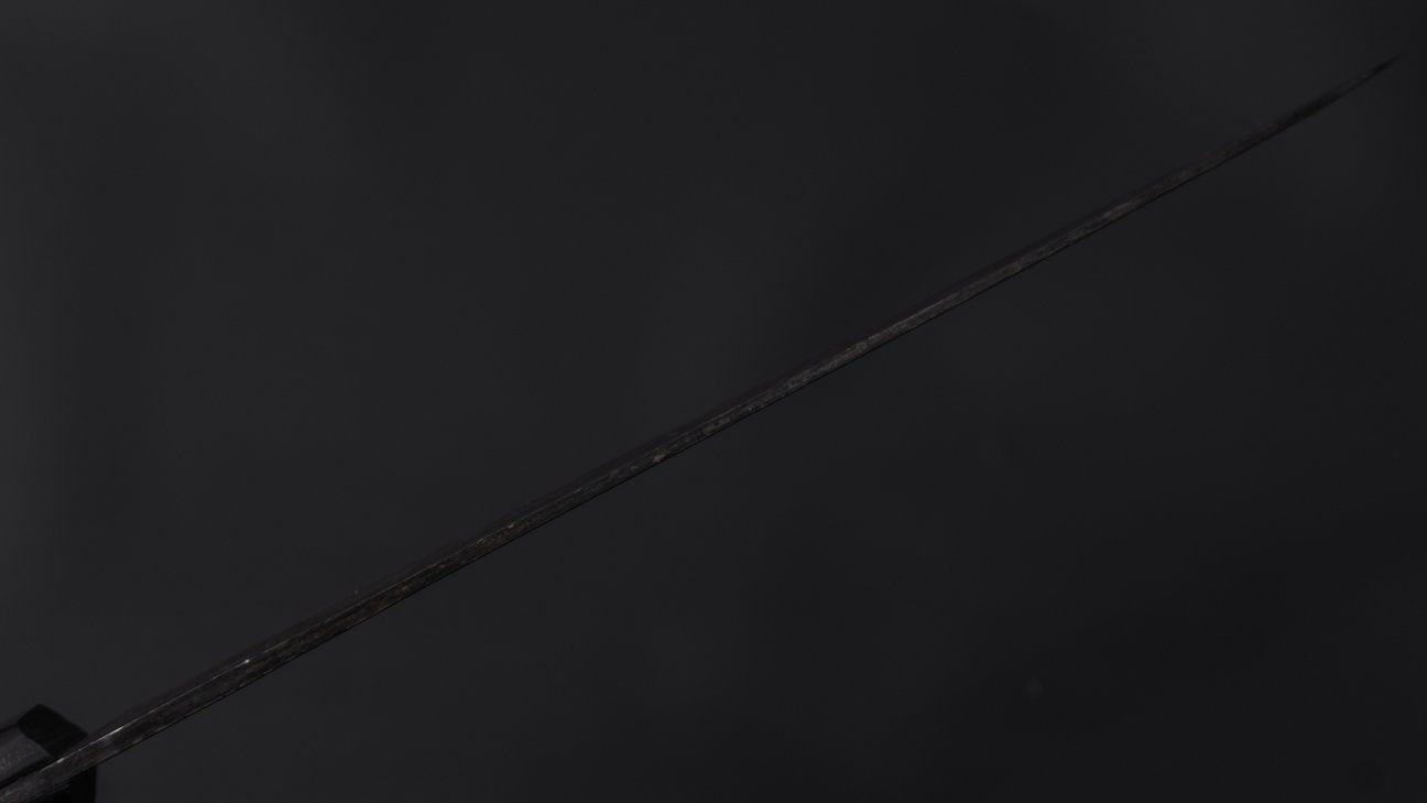 Morihei Hisamoto Kurouchi White #1 Gyuto 210mm Pakka Handle (No Bolster/ Fine Finish)