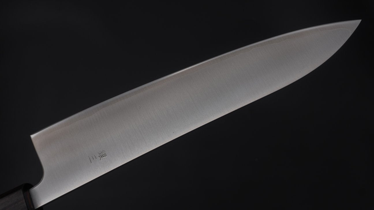 Hitohira Futana S3 Migaki Gyuto 210 mm kersenhouten handvat