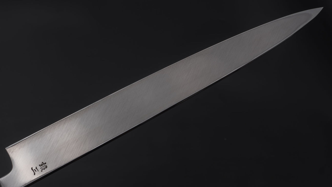 Hitohira Kikuchiyo Mosuke Silver #3 Yanagiba 270mm Ho Wood Handle (Saya)