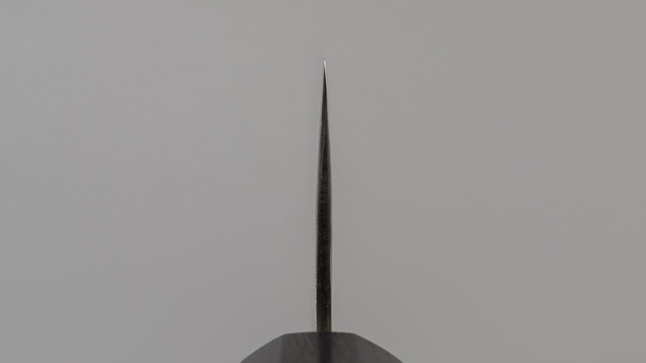 Hitohira Futana SB Migaki Tsuchime Santoku 170 mm kersenhouten handvat 