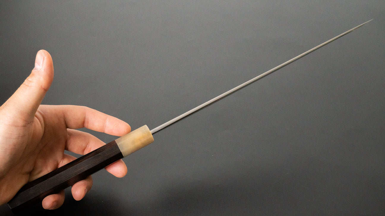 Hitohira Tanaka Manzo White #2 Yanagiba 270mm Ebony Handle (Saya)