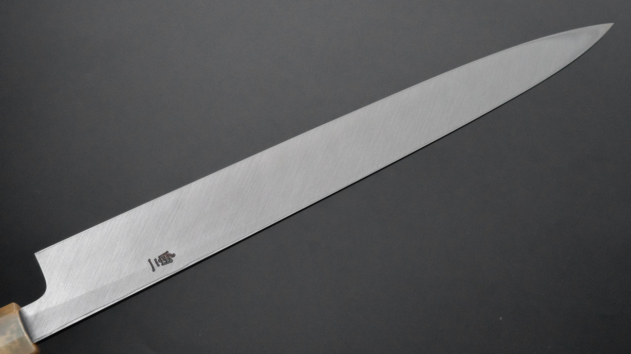 Hitohira Tanaka Manzo White #2 Yanagiba 270mm Ebony Handle (Saya)