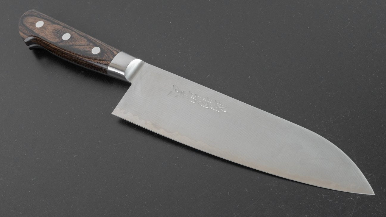 Hitohira Imojiya ST SG2 Santoku 180 mm Pakka-handgreep