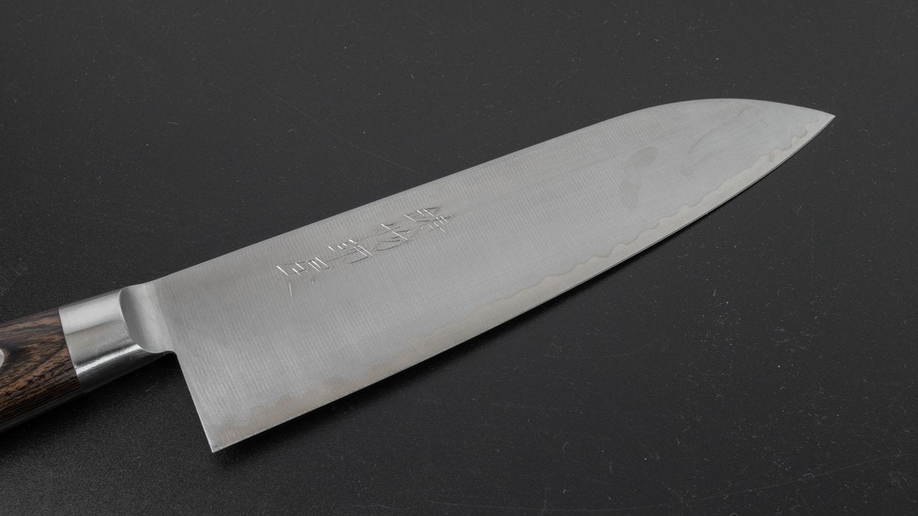 Hitohira Imojiya ST SG2 Santoku 180 mm Pakka-handgreep