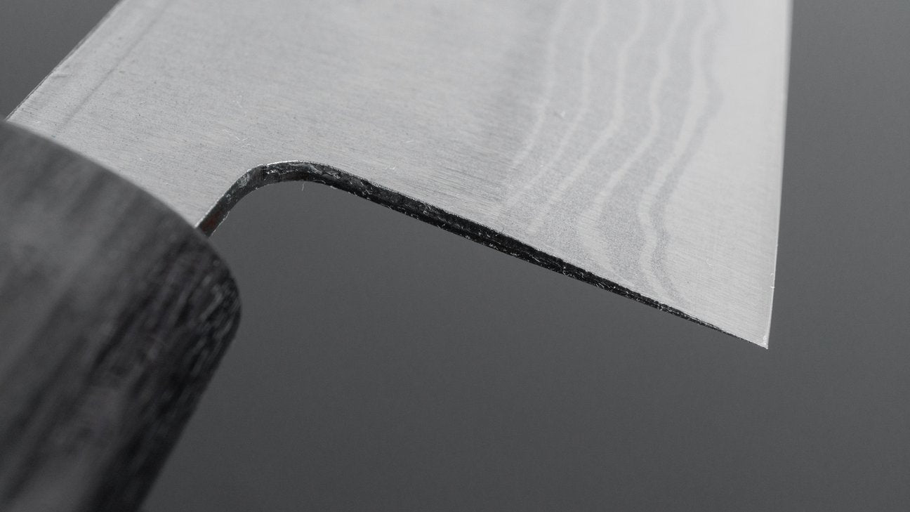 Hitohira GR Blue #2 Damascus Gyuto 210mm Rosewood Handle