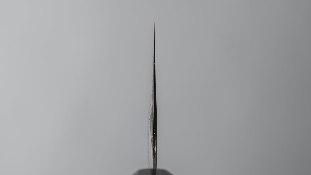 Hitohira Togashi Blue #2 Kurouchi Nakiri kersenhouten handvat (ebbenhouten uiteinde)