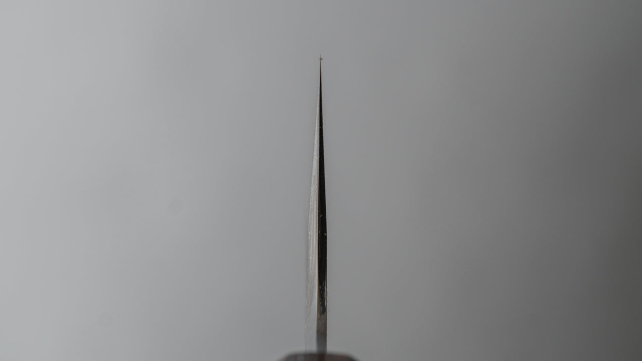 Hitohira Togashi Blue #2 Kurouchi Kiritsuke Gyuto 240mm Cherry Wood Handle (Ebony End)