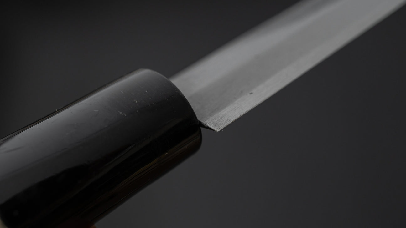 Mumei Yellow Steel Nagoya Saki 105mm Poplar Handle