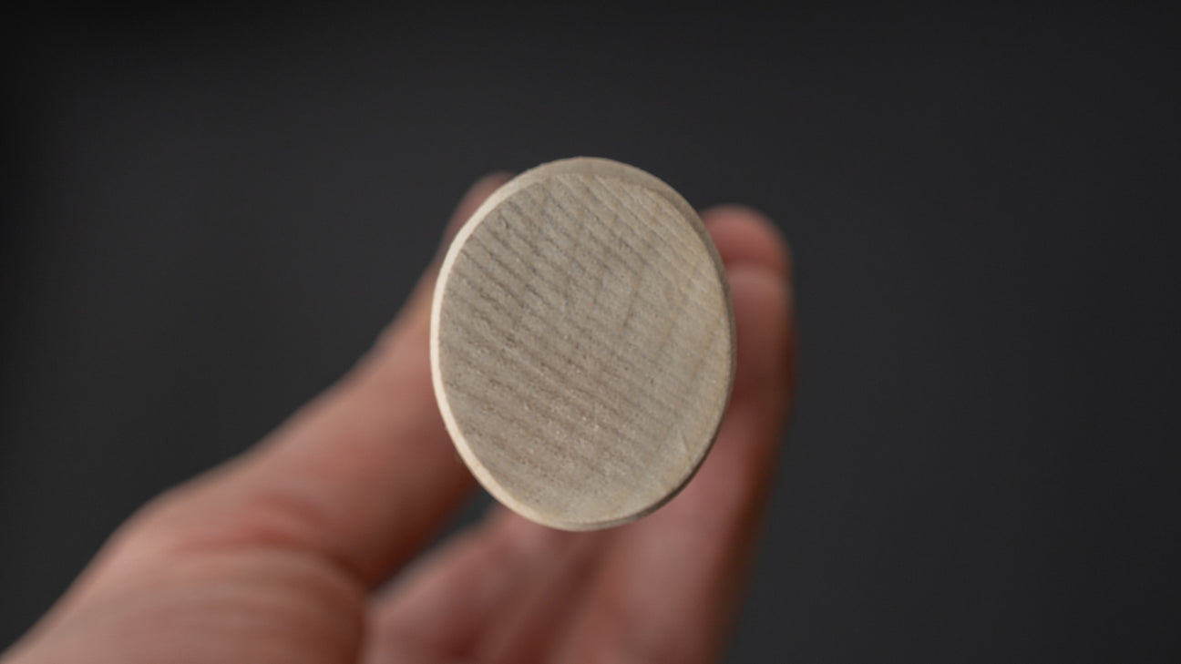 Mumei Yellow Steel Nagoya Saki 105mm Poplar Handle