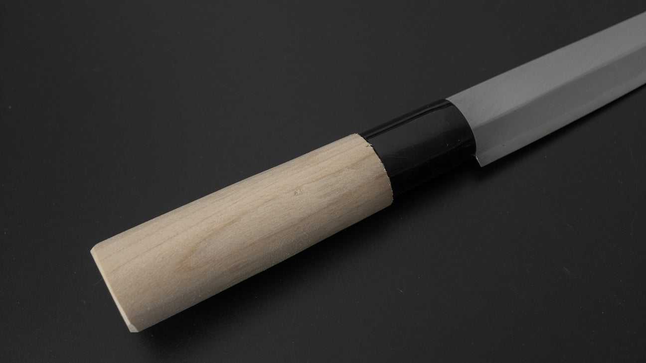 Mumei Yellow Steel Nagoya Saki 105mm Poplar Handle