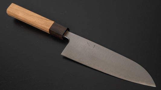 Hitohira Futana SB Migaki Santoku 170 mm kersenhouten handvat