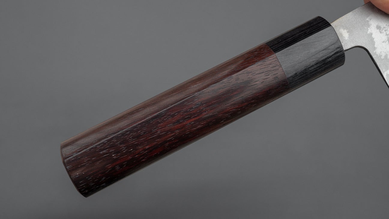 Hitohira GR Blue #2 Damascus Nakiri 165mm Rosewood Handle