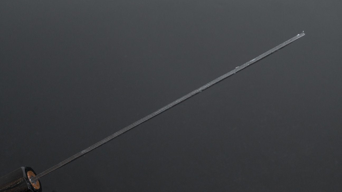 Hitohira Futana SB Kuro Nashiji Nakiri 165mm Cherry Wood Handle