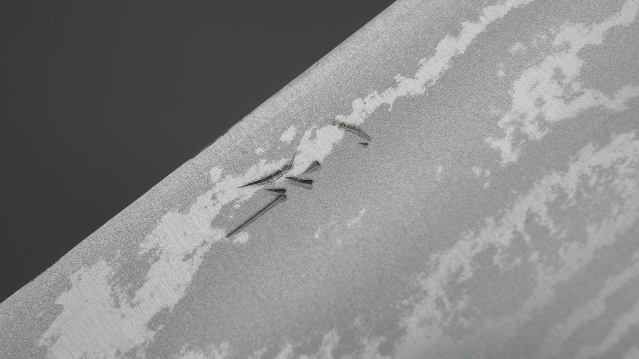 Hitohira GR Blue #2 Damascus Nakiri 165mm Rosewood Handle