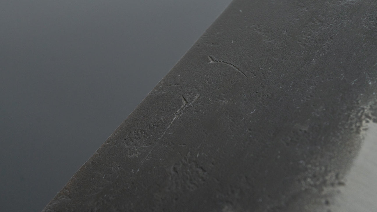 Hitohira Futana SB Kuro Nashiji Nakiri 165mm Cherry Wood Handle