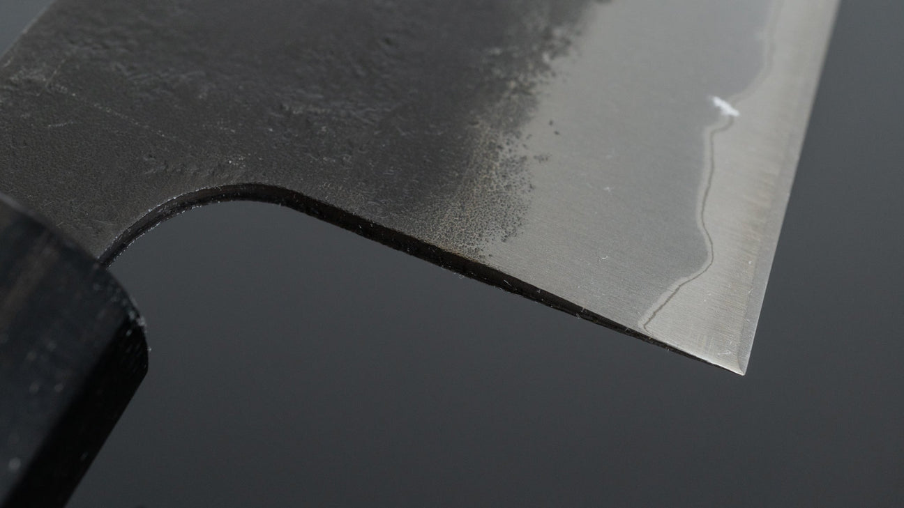 Hitohira Futana SB Kuro Nashiji Nakiri 165mm Cherry Wood Handle