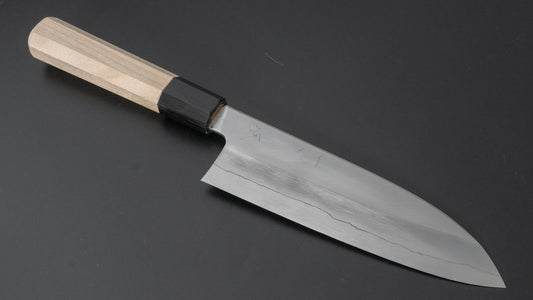Hitohira Kikuchiyo Ren Silver #3 Santoku 180mm Ho Wood Handle
