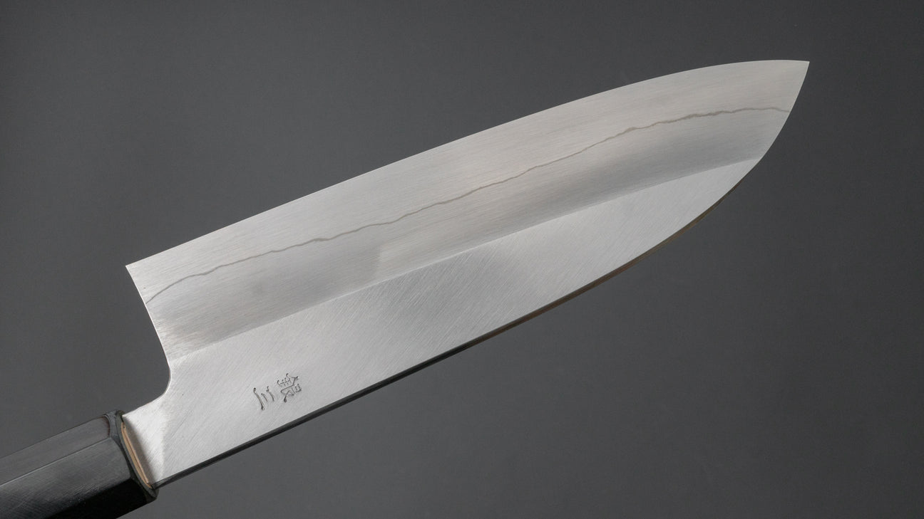 Hitohira Kikuchiyo Ren Silver #3 Santoku 180mm Ho Wood Handle