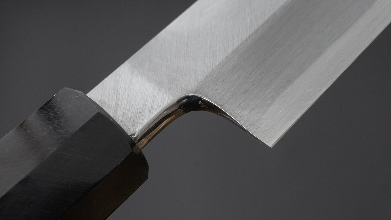 Hitohira Kikuchiyo Manzo Blue #2 Yanagi Sakimaru 300 mm Ho houten handvat (Saya)