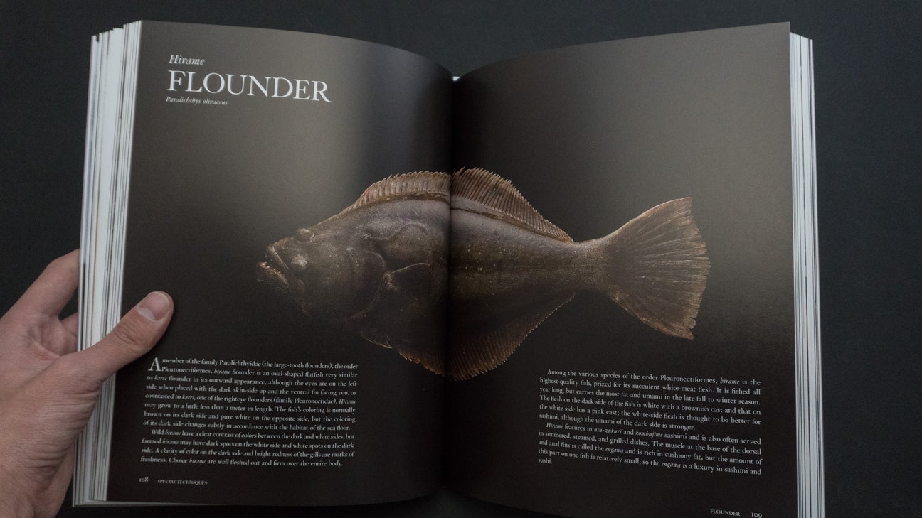 De Japanse Culinaire Academie MUKOITA I, Snijtechnieken: Vis (Engels)