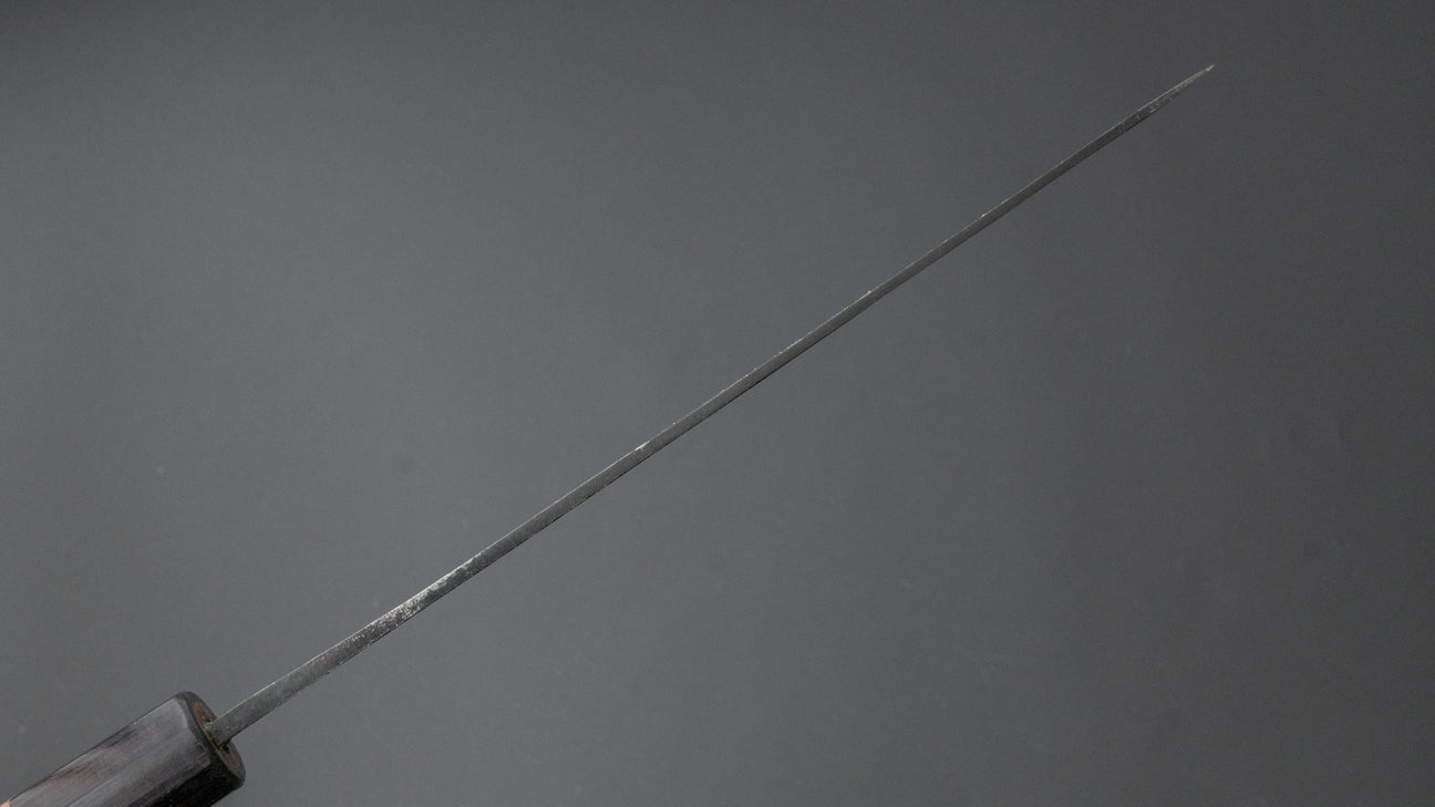 Morihei Yoshitomo Kurouchi Blue #2 Gyuto 210mm Walnut Handle