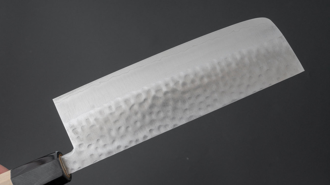 Hitohira NM Tsuchime Nakiri 165mm Ho Wood Handle