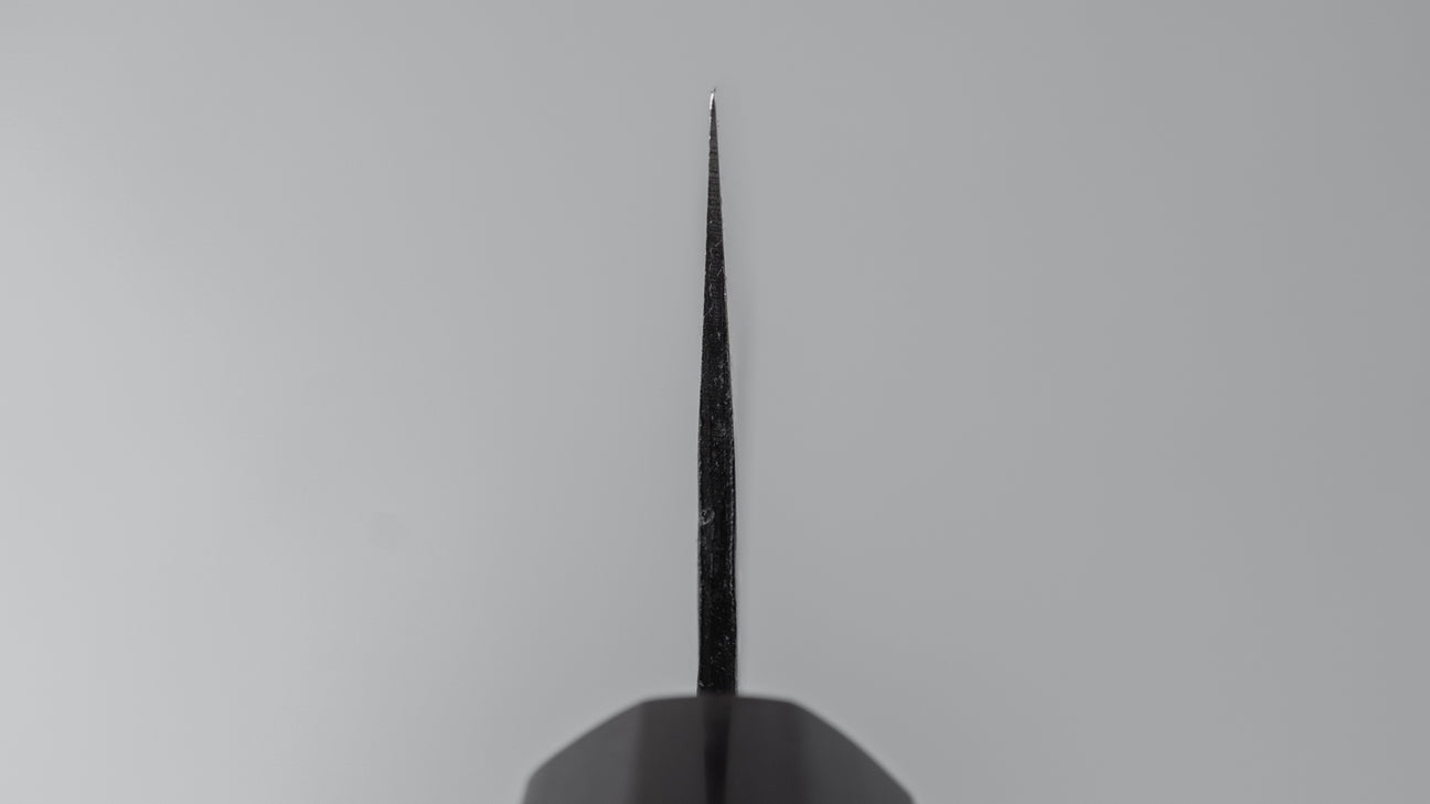 Hitohira Futana SB Kuro Tsuchime Gyuto 180mm Cherry Wood Handle