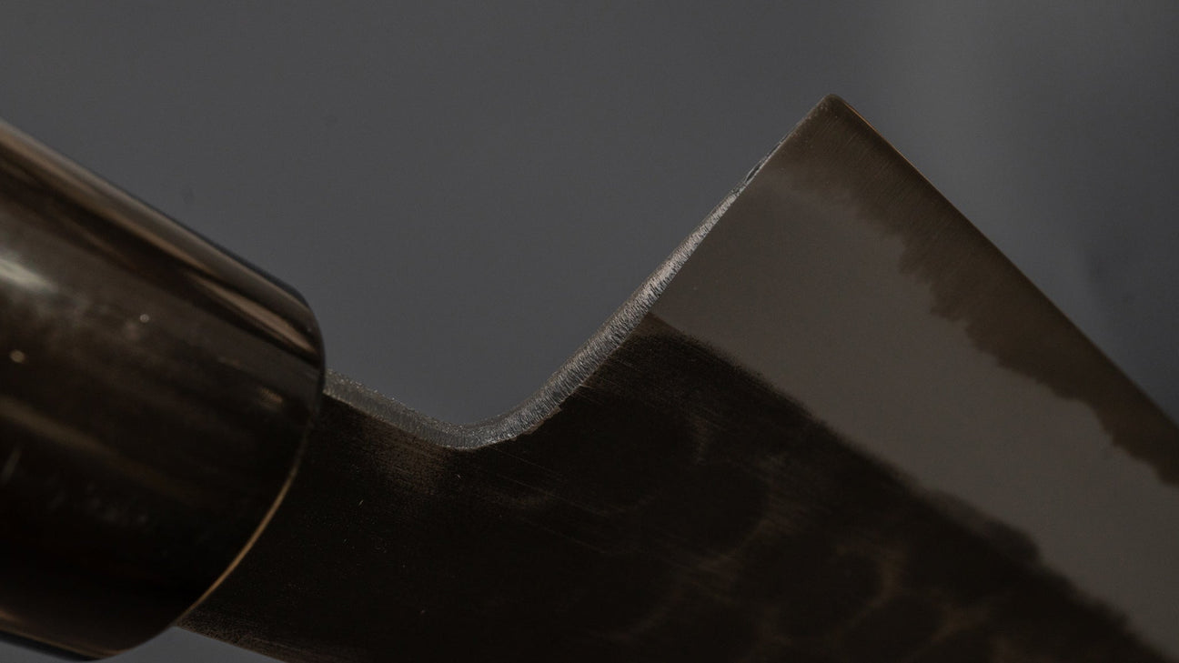 Hitohira Hinode Tsuchime White #2 Nakiri 165mm Ho Wood Handle