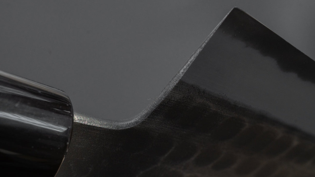 Hitohira Hinode Tsuchime White #2 Santoku 165mm Ho Wood Handle