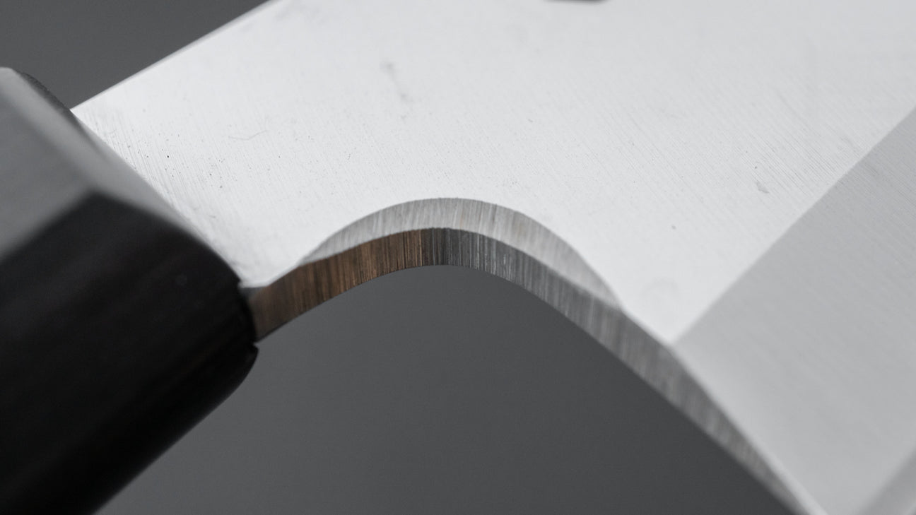 Hitohira Hiragana Deba 150mm Pakka Handle (No Bolster)