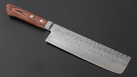 Hitohira NM Tsuchime Nakiri Imitation Mahogany Handle