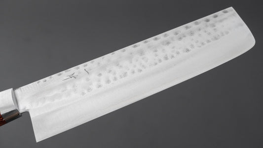 Hitohira NM Tsuchime Nakiri Imitation Mahogany Handle