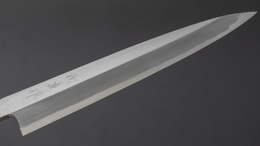 Morihei Yoshitomo Yanagiba 180mm Poplar Handle