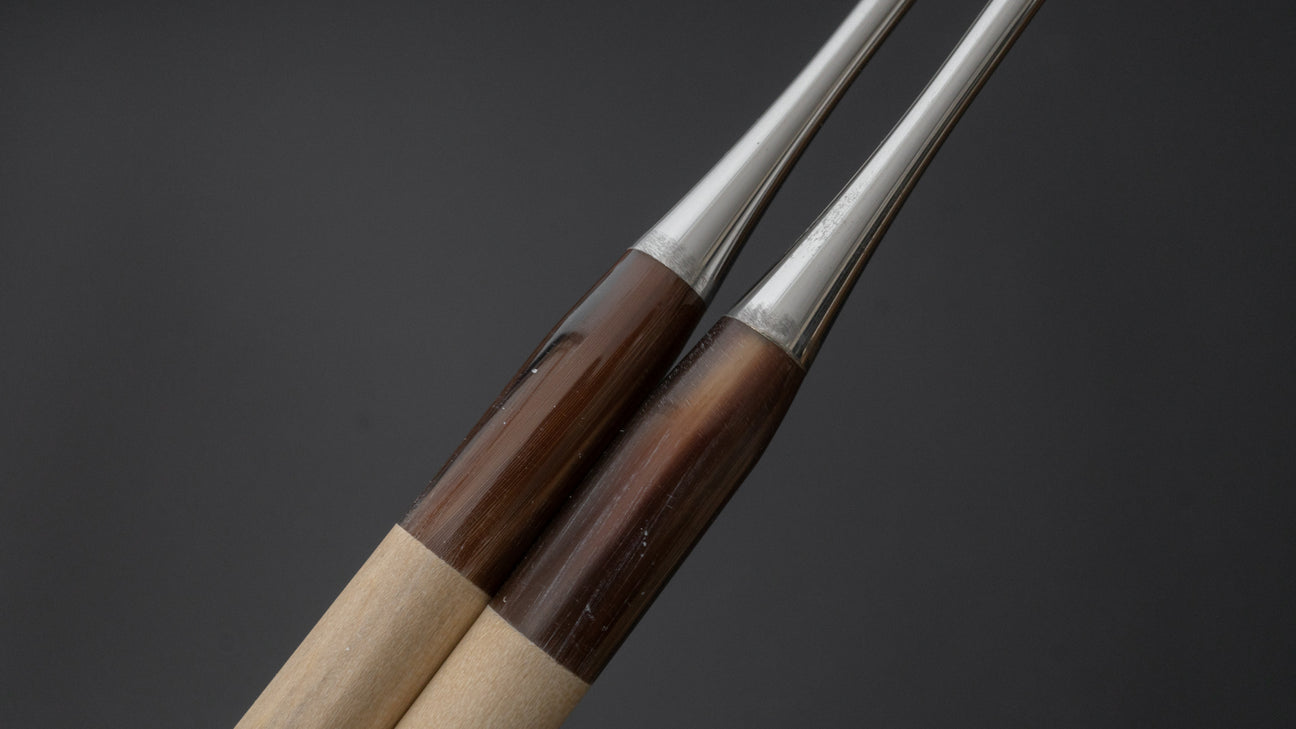 Hitohira Ho Moribashi Chopstick 180mm Rounded with Buffalo Horn
