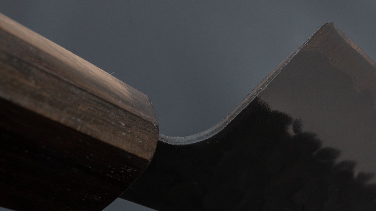 Hitohira Futana SB Kuro Tsuchime Gyuto 210mm Cherry Wood Handle