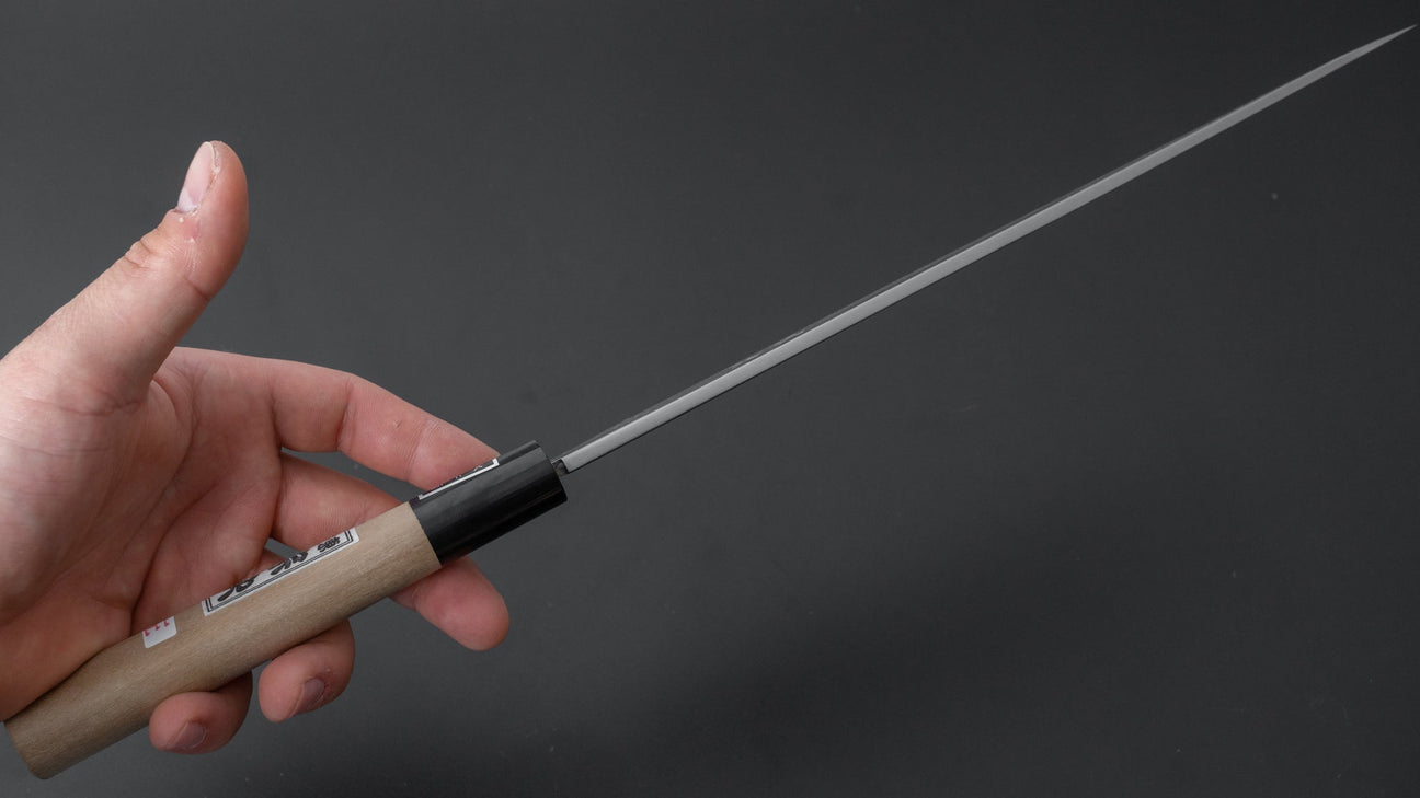 Morihei Munetsugu White #2 Left-Handed Yanagiba 270mm Ho Wood Handle