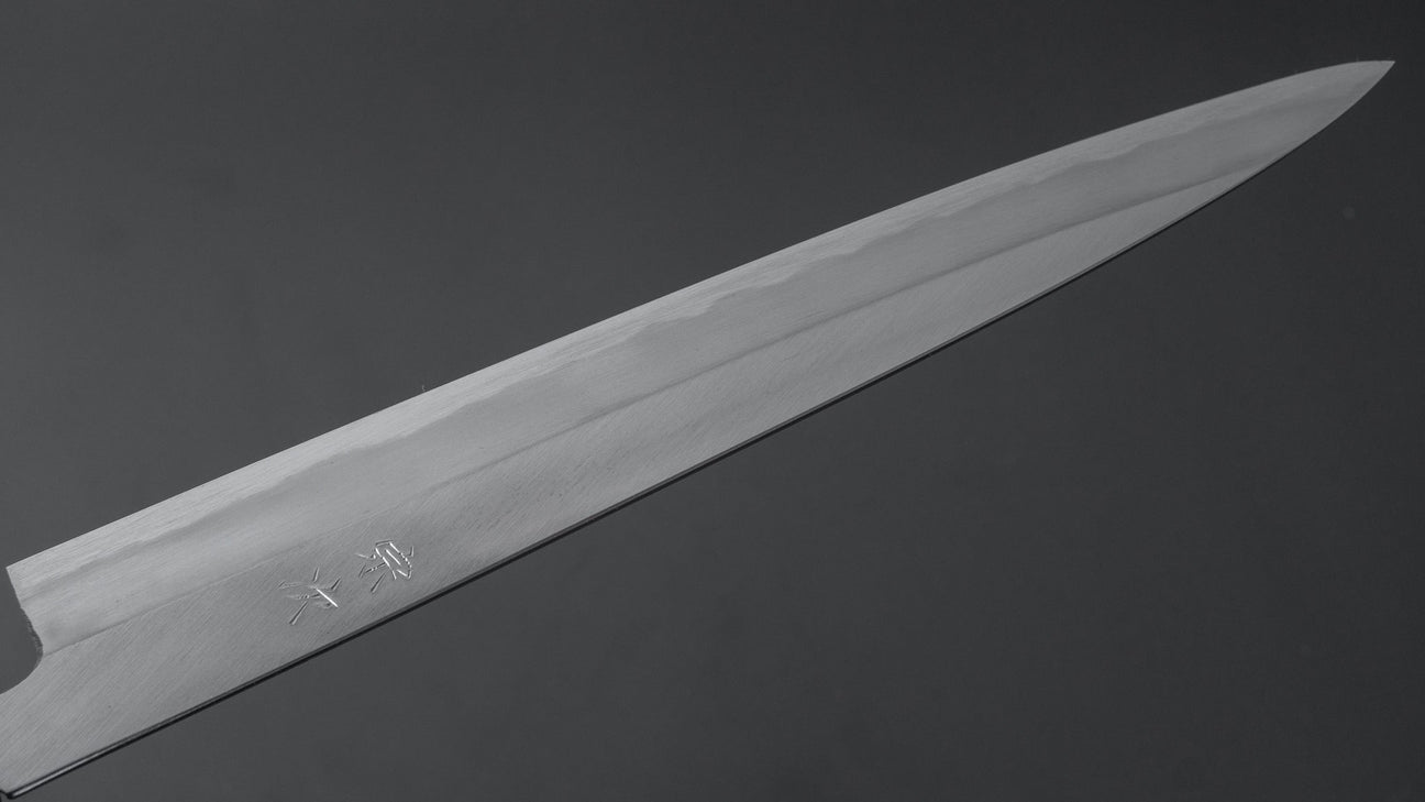 Morihei Munetsugu White #2 Left-Handed Yanagiba 270mm Ho Wood Handle