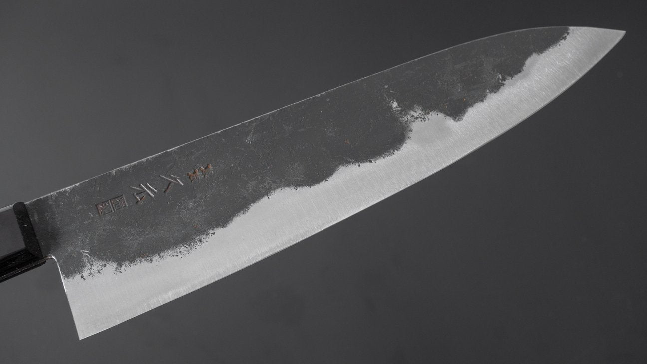 Morihei Hisamoto Kurouchi White #1 Gyuto 240mm Pakka Handle (No Bolster)