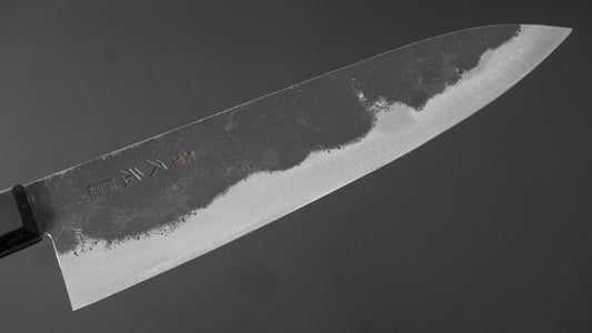 Morihei Hisamoto Kurouchi White #1 Gyuto 240mm Pakka Handle (No Bolster)