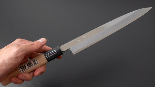 Morihei Munetsugu White #2 Yanagiba 210mm Ho Wood Handle