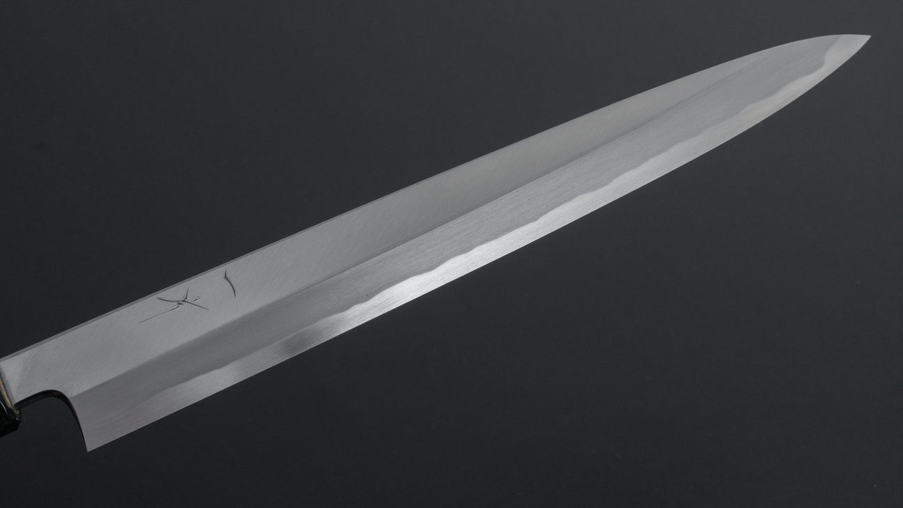 Hitohira Tanaka Mosuke Blue #1 Yanagiba 270mm Ho Wood Handle (Saya)